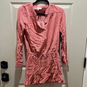 Joie Coral Patterned Blouse